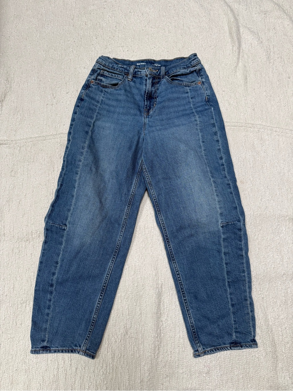 Old Navy High Rise Barrel Leg Jeans Size 2